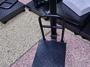 Digital platform scale 150kg with grill